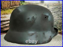 Helmet german original nice helmet M40 size 64 WW2 WWII have a number