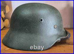 Helmet german original nice helmet M40 size 64 WW2 WWII have a number