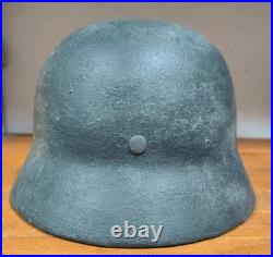 Helmet german original nice helmet M40 size 64 WW2 WWII have a number