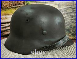 Helmet german original nice helmet M40 size 64 WW2 WWII have a number