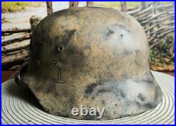 Helmet german original nice helmet M40 size 64 WW2 WWII have a number