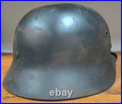 Helmet german original nice helmet M40 size 64 WW2 WWII have a number
