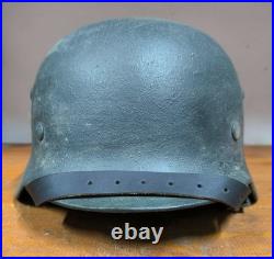 Helmet german original nice helmet M40 size 64 WW2 WWII have a number