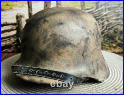 Helmet german original nice helmet M40 size 64 WW2 WWII have a number