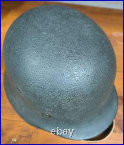 Helmet german original nice helmet M40 size 64 WW2 WWII have a number