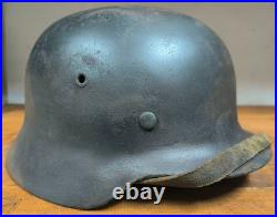 Helmet german original nice helmet M40 size 64 WW2 WWII have a number