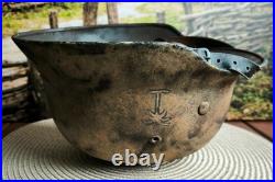 Helmet german original nice helmet M40 size 64 WW2 WWII have a number