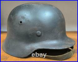 Helmet german original nice helmet M40 size 64 WW2 WWII have a number