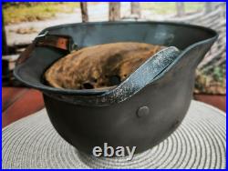 Helmet german original nice helmet M40 size 64 WW2 WWII have a number