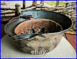 Helmet german original nice helmet M40 size 64 WW2 WWII have a number