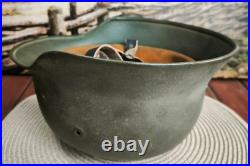Helmet german original nice helmet M40 size 64 WW2 WWII have a number