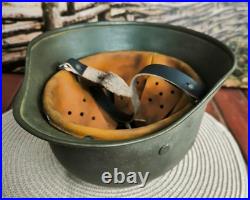 Helmet german original nice helmet M40 size 64 WW2 WWII have a number