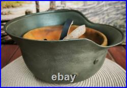 Helmet german original nice helmet M40 size 64 WW2 WWII have a number Helmet german original nice helmet M40 size 64 WW2 WWII have a number