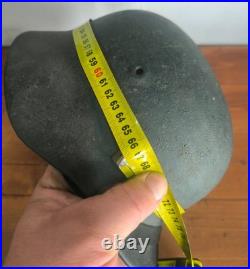 Helmet german original nice helmet M40 size 64 WW2 WWII have a number