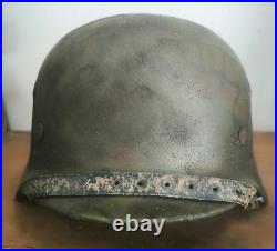 Helmet german original nice helmet M40 size 64 factory stamp serial num WW2 WWII