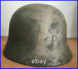 Helmet german original nice helmet M40 size 64 factory stamp serial num WW2 WWII