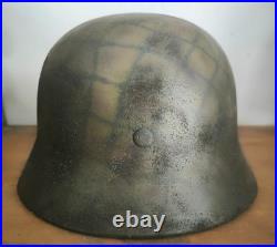 Helmet german original nice helmet M40 size 64 factory stamp serial num WW2 WWII