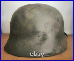Helmet german original nice helmet M40 size 64 factory stamp serial num WW2 WWII