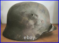 Helmet german original nice helmet M40 size 64 factory stamp serial num WW2 WWII