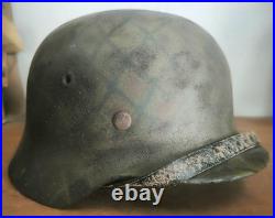 Helmet german original nice helmet M40 size 64 factory stamp serial num WW2 WWII
