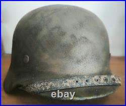 Helmet german original nice helmet M40 size 64 factory stamp serial num WW2 WWII