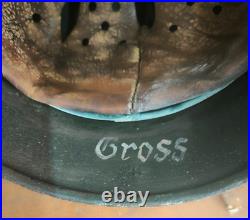 Helmet german original nice helmet M40 size 64 factory stamp serial num WW2 WWII