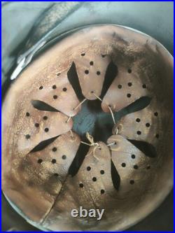 Helmet german original nice helmet M40 size 64 factory stamp serial num WW2 WWII