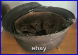 Helmet german original nice helmet M40 size 64 factory stamp serial num WW2 WWII
