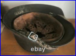 Helmet german original nice helmet M40 size 64 factory stamp serial num WW2 WWII