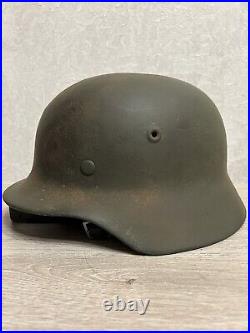 Helmet german original nice helmet M40 size 64 have a number WW2 WWII