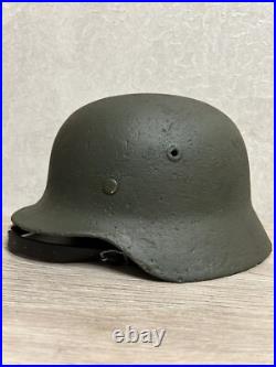 Helmet german original nice helmet M40 size 64 have a number WW2 WWII