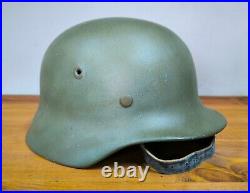 Helmet german original nice helmet M40 size 64 have a number WW2 WWII