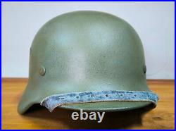 Helmet german original nice helmet M40 size 64 have a number WW2 WWII