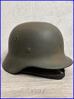 Helmet german original nice helmet M40 size 64 have a number WW2 WWII