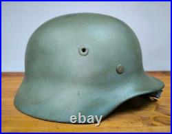 Helmet german original nice helmet M40 size 64 have a number WW2 WWII