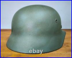 Helmet german original nice helmet M40 size 64 have a number WW2 WWII