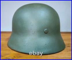 Helmet german original nice helmet M40 size 64 have a number WW2 WWII