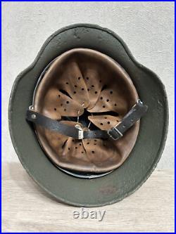 Helmet german original nice helmet M40 size 64 have a number WW2 WWII