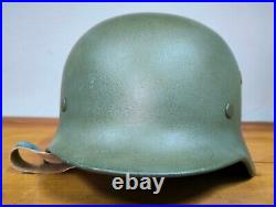 Helmet german original nice helmet M40 size 64 have a number WW2 WWII