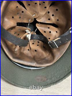 Helmet german original nice helmet M40 size 64 have a number WW2 WWII