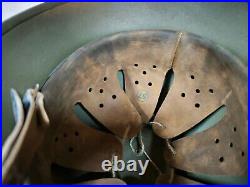 Helmet german original nice helmet M40 size 64 have a number WW2 WWII