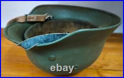 Helmet german original nice helmet M40 size 64 have a number WW2 WWII