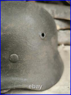 Helmet german original nice helmet M40 size 64 original WW2 WWII Free Shipping