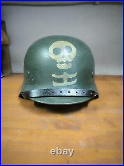 Helmet german original nice helmet M40 size 64 original WW2 WWII Free Shipping