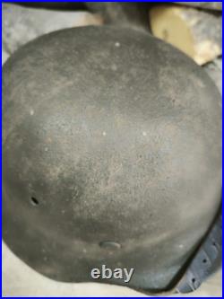 Helmet german original nice helmet M40 size 64 original WW2 WWII Free Shipping