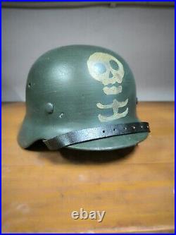 Helmet german original nice helmet M40 size 64 original WW2 WWII Free Shipping