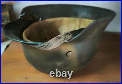 Helmet german original nice helmet M40 size 64 original WW2 WWII Free Shipping