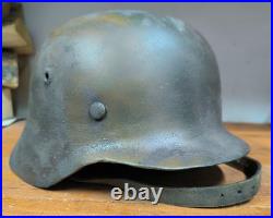 Helmet german original nice helmet M40 size 64 original WW2 WWII have a number