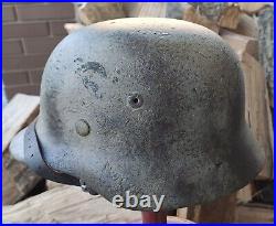 Helmet german original nice helmet M40 size 64 original WW2 WWII have a number