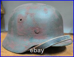 Helmet german original nice helmet M40 size 64 original WW2 WWII have a number